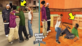 ماذا سيحدث لو أن عضو من عصابة البالاس أصبح مع عصابة قروف سريت في قراند سان أندرياس ! GTA San Andreas