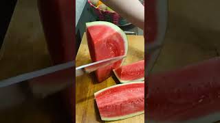 Watermelon cutting #youtubeshorts #shortsviral #watermelon #watermelonsugar