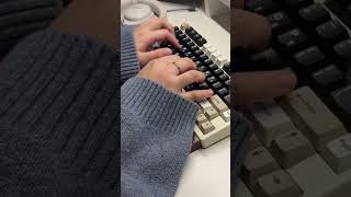 레이니 정발 (archonrealhx) 치즈화이트 바이올렛축 타건음 #keyboard #asmr