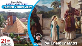 MEMORIAL OF THE PRESENTATION OF THE BLESSED VIRGIN MARY |Daily TV Mass, Thursday 21st November, 2024