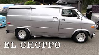 1979 CHEVY CUSTOM CHOPPED VAN. "EL CHOPPO"