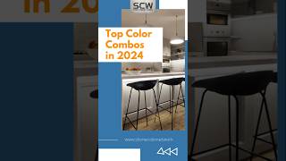 Top Color Combos in 2024- Stone Cabinet Works #kitchenremodelingideas #kitchencolor