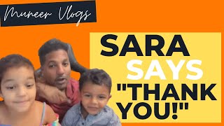 Quick thank you from Sara (and me) for all the amazing birthday wishes