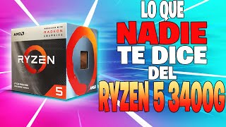 LO QUE NO TE DICEN DE EL RYZEN 5 3400G