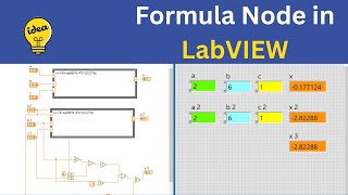 How to use Formula Node in LabVIEW | Formula Node | Formula Node using LabVIEW