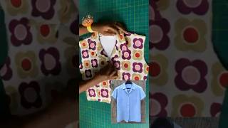 HOW TO MAKE A CAMP COLLAR FOR SHIRTS AND PYJAMAS #youtubemadeforyou #shorts