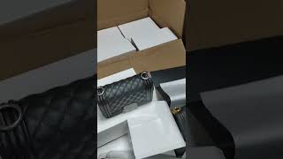 #Shebag Chanel boy small caviar black bag review unboxing 2024