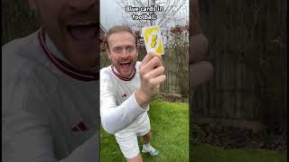 BLUE CARDS IN FOOTBALL #football #ukcomedy #shorts #funny #comedy #trending #relatable #viral