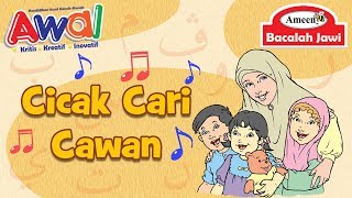 Lagu Kanak-Kanak | Bacalah Jawi | Cicak Cari Cawan