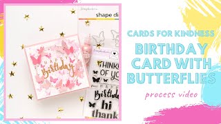 Birthday card with butterflies | Scrapbook.com