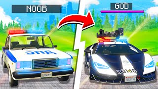 Upgrading NOOB CAR To POLICE LAMBORGHINI In GTA 5! (Mods)