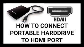 How to Connect Portable Hard Drive to Your TV's HDMI Port | Simple & Easy Tutorial