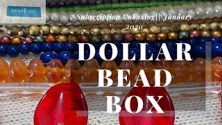 Dollar Bead Box||Monthly Bead Subscription||January 2020