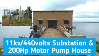 11kv/440 volts Substation To 200(Hp) Motor Pump House |SBRight