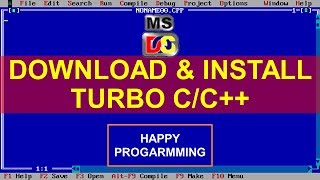 🔥 How to Download and Install Turbo C/C++ | Turbo C++ for Windows 7/8/8.1/10 | Install C Program