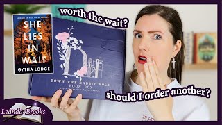 DOWN THE RABBIT HOLE Book Box: not worth it?! | Mystery Thriller Review