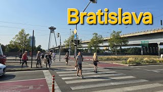 Bratislava Street View | Slovakia | UFO Bridge