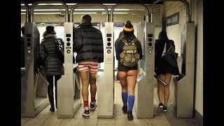 NO PANTS SUBWAY RIDE 2018 - #SubwaySunday