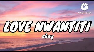 LOVE NWANTITI- ckay- music video (lyrics)