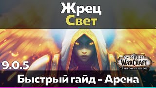 Жрец 9.0.5 Свет - Таланты для Арены (Быстрый обзор) [World of Warcraft]