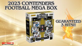 BANG for Your $$??..3 hits Guaranteed🔥2023 Contenders Football Mega Box Reviews!