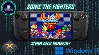 Sonic the Fighters SteamDeck - Xenia Canary - Windows 11