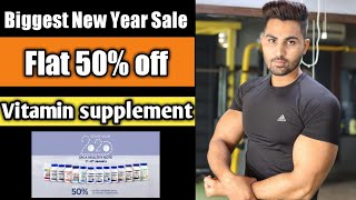 Biggest 2020 Flat 50% off Sale All Vitamin supplement Healthvit | Royal Shakti Fitness |