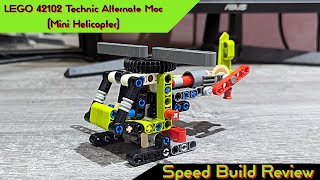 LEGO 42102 Technic Alternate MOC (Mini Helicopter) - LEGO MOC Speed Build Review