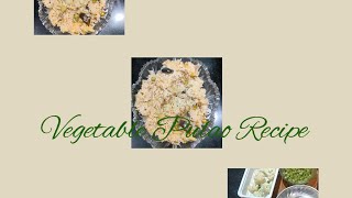 Instant | PunjabiStyle |Vegetable Pulao Delicious😋Punjabi Kitchen Recipe