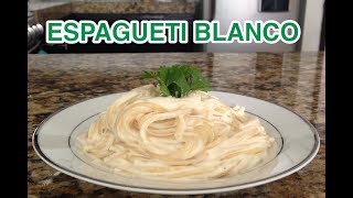 🍝 ESPAGUETI BLANCO 🍝