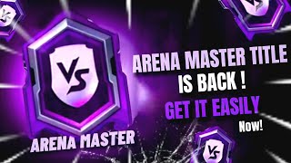 😱NEW TITLE ARENA MASTER IN BGMI HOW TO GET ARENA MASTER TITLE GAMEPLAY @PrinzeE ❤️