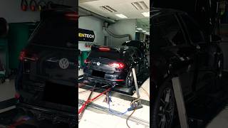 🇩🇪2019 Volkswagen Golf MK7.5 R Stage 2 Remap Dyno WHP: 368HP 609TQ More info at www.emptune.com