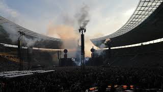 Rammstein Intro live Konzert Olympia Stadion Berlin 2019