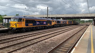 GBRf light engine convoy - class 73x3, class 66 and class 69, 69001 - 31/07/21