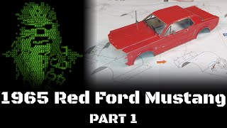 1965 Red Ford Mustang, Part 1