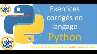 affiche le nombre de voyelles d'un mot en Python