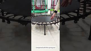 Customize sizes, rope-based design, unleash creativity for a unique trampoline experience