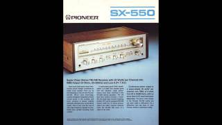 PIONEER SX 550 BROCHURE