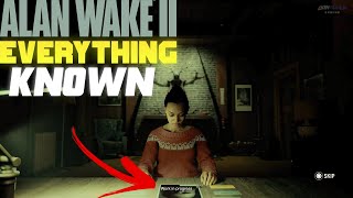 ALAN WAKE 2 EVERYTHING WE KNOW SO FAR + NEW INFO