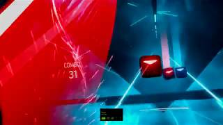 Beat Saber - Imagine Dragons - Believer- Oculus Rift gameplay - 2 perspectives