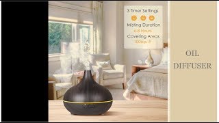 Oil Diffuser Review | Relaxing Tool| Therapeutic| Sleep| Relieve Stress