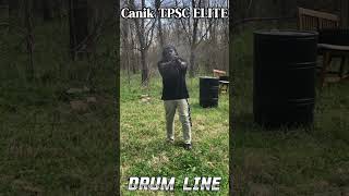 Drumline: Canik TPSC elite with a drum mag #youtubeshorts #subscribe