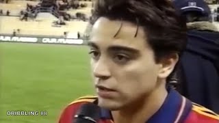 Debut de Xavi Hernández en la Selección Española - 15/11/2000