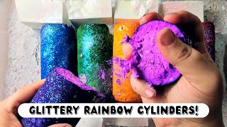 Butter Soft Gym Chalk Cylinder Crush 🌈Colors EDIT Breaking GC Satisfying Relaxing Stress Relief ASMR