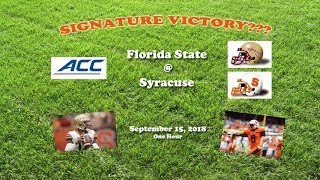 2018 Florida State @ Syracuse One Hour