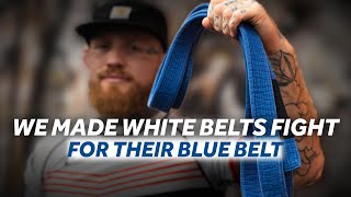 22 BJJ WHITE BELTS FIGHT FOR A BLUE BELT