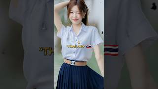 Top 10 Most Beautiful School Uniform In The World 🌎 #shorts