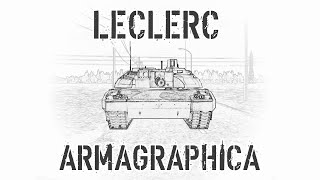 AMX-56 Leclerc tank. France. Armagraphica