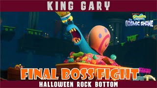 King Gary BOSS Fight | Museum Halloween Rock Bottom | Spongebob Squarepants The Cosmic Shake