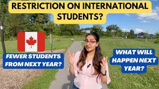 Restrictions on International Students? Will new students face any problems in future?